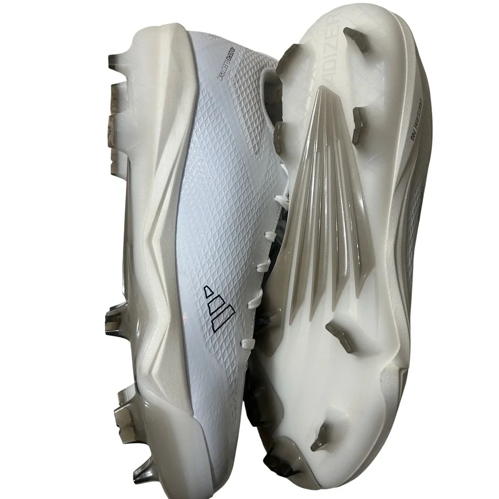 Adidas Adizero Electric TP Mens 14 White New Baseball Cleats IF8491 Lightstrike